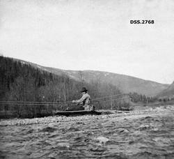 ""Heis" (Taugbane) til bruk for fløterne i Gausa."