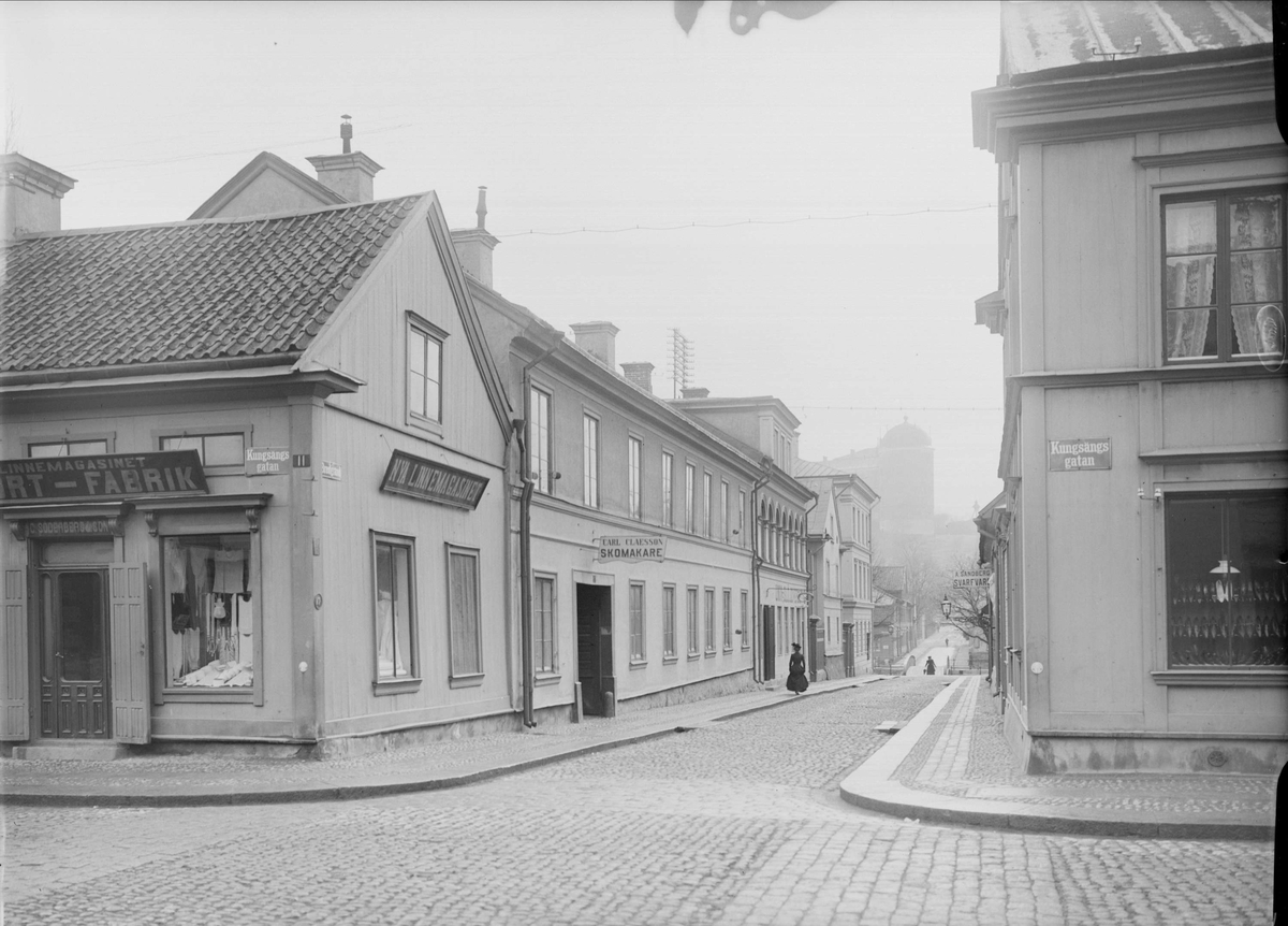 Bredgränd - Kungsängsgatan, Dragarbrunn, Uppsala 1901 - 1902