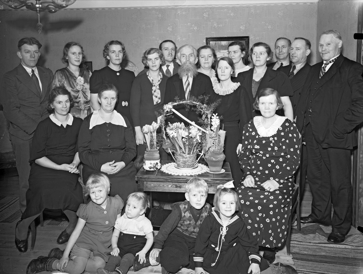 Grupp i hemmiljö, Uppsala 1938