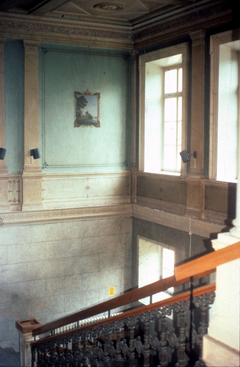 Interiör i Rånäs slott, Fasterna socken, Uppland 1985