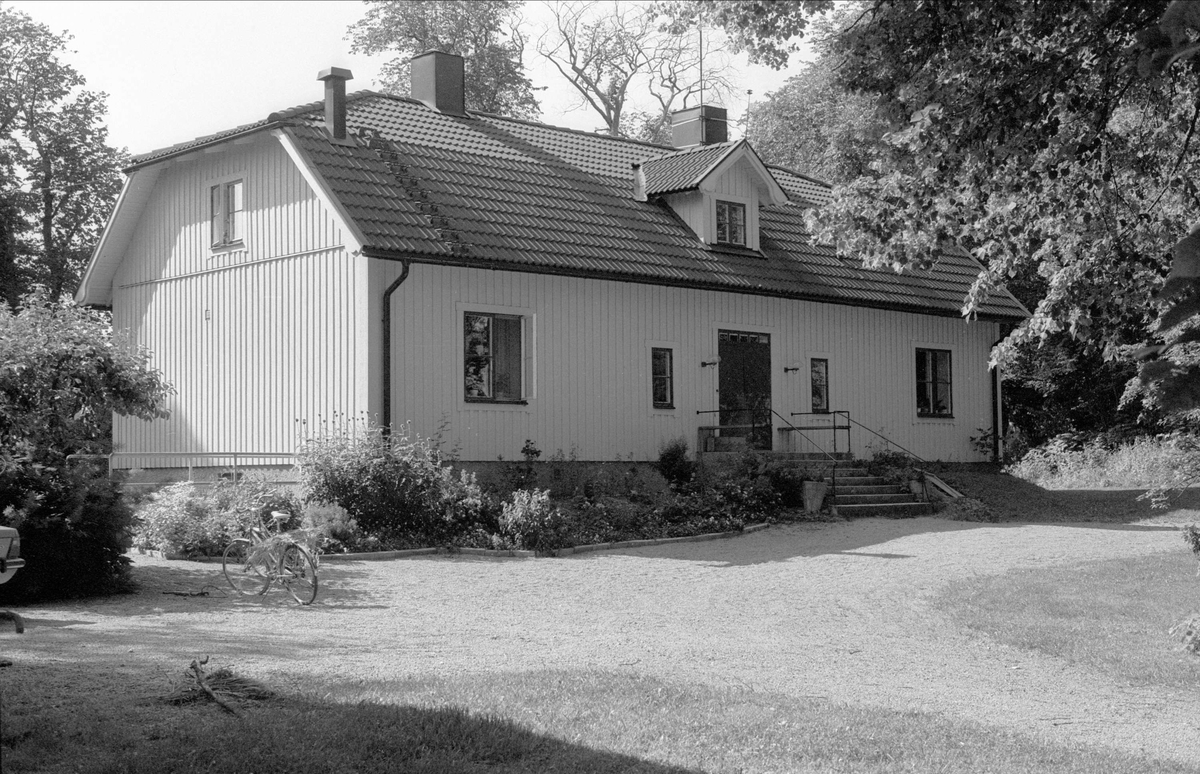 Bostadshus, Börje prästgård, Börje socken, Uppland 1983