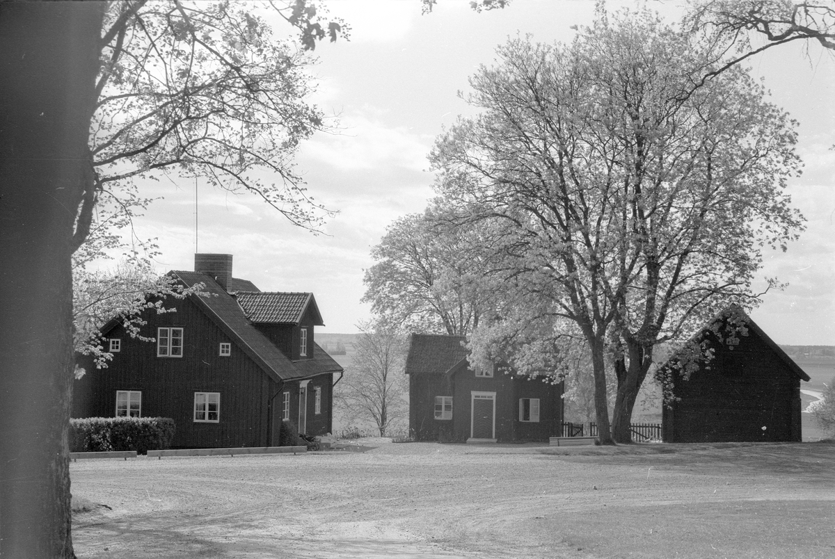 Vy över Klockarebol 1:2, Lenaberg, Lena socken, Uppland 1977
