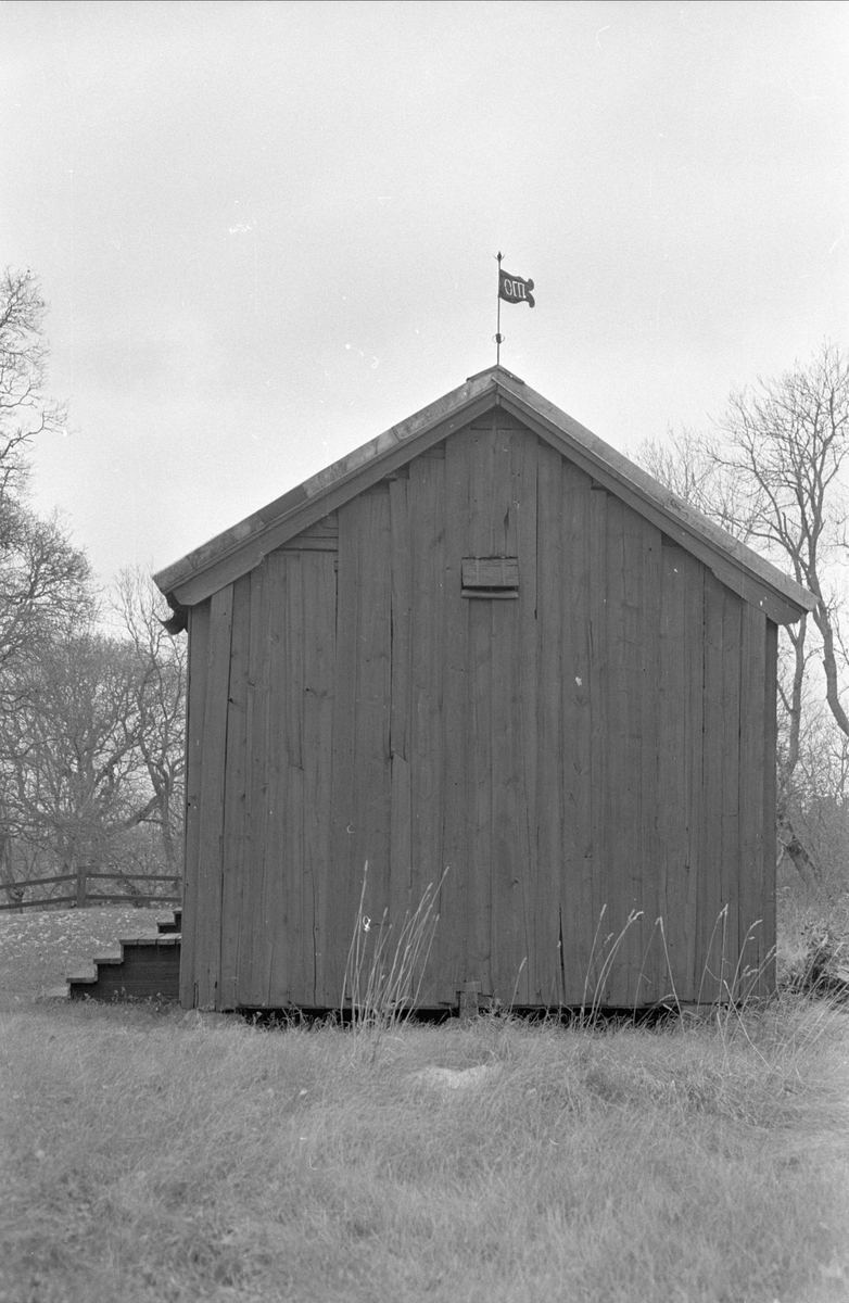 Magasin/bod, Skediga gård, Skediga, Bälinge socken, Uppland 1978