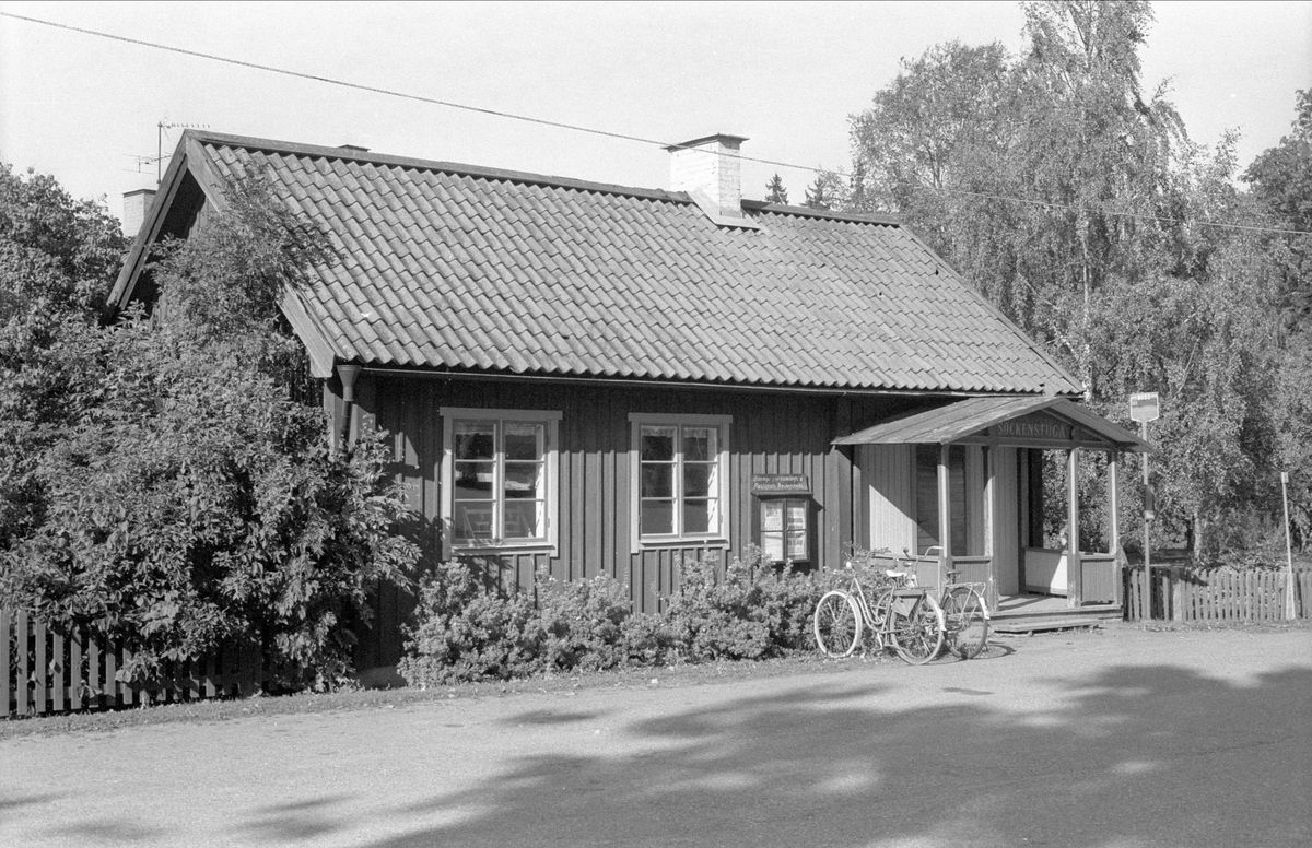 Sockenstuga, Bälinge prästgård, Bälinge socken, Uppland 1983