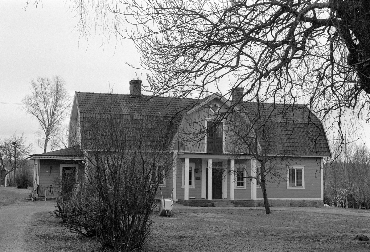 Bostadshus, Focksta gård, Focksta, Hagby socken, Uppland 1986