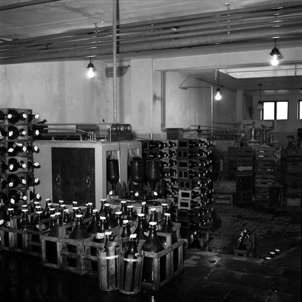 "Mejeri blev bryggeri", Storvreta Bryggeri, Rasbo, Uppland 1951