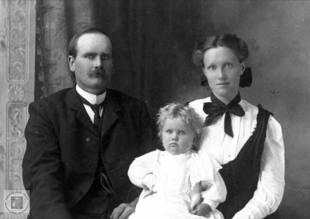 Familien Bjerland i Canada.