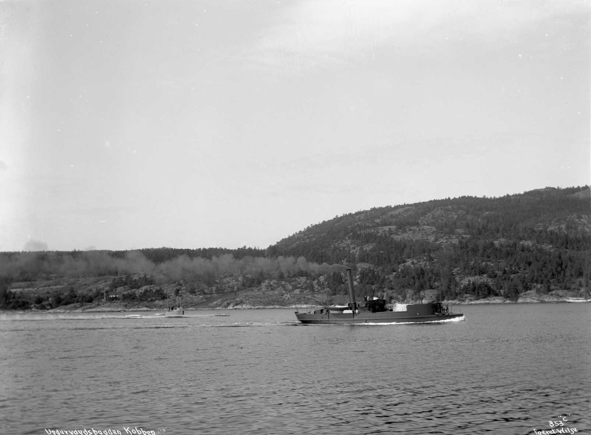 Undervannsbåt 'Kobben' og kanonbåt 2. klasse