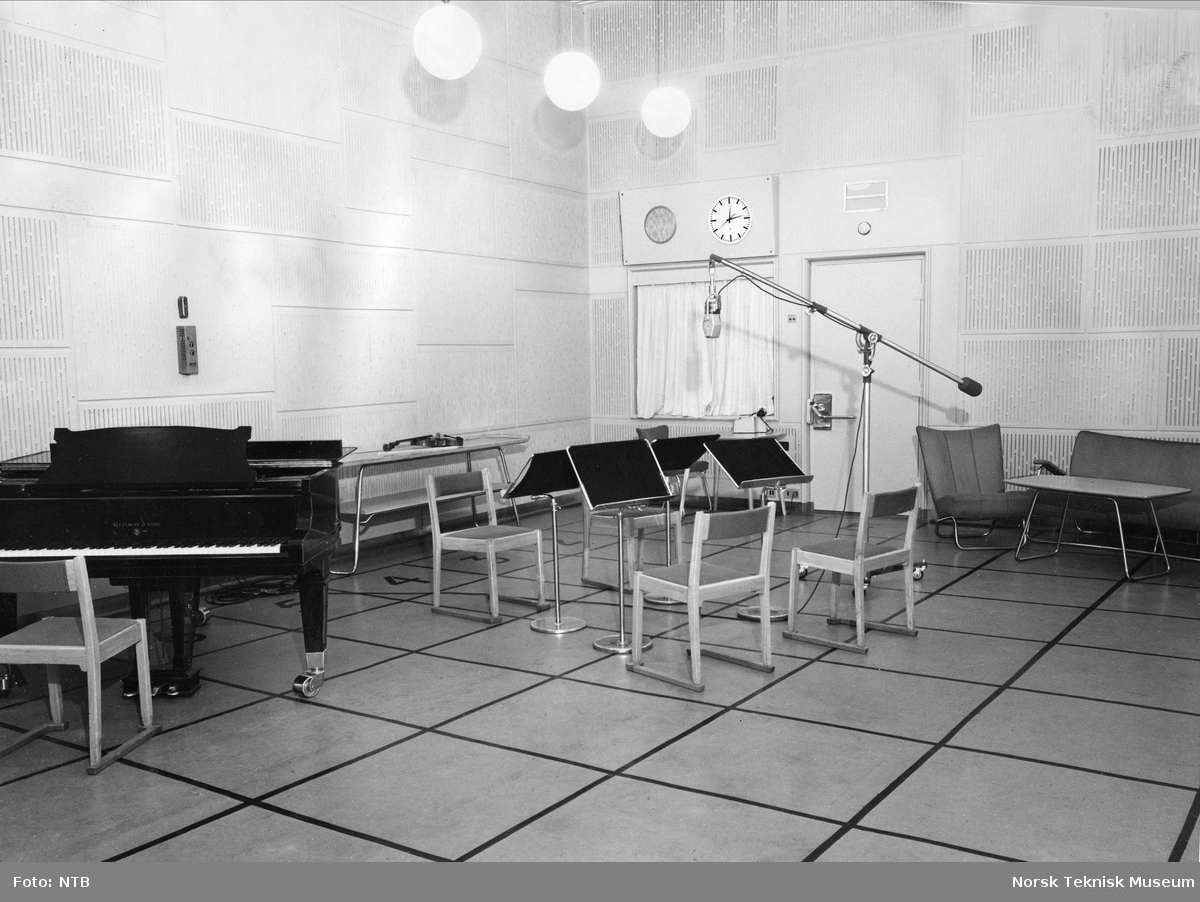 Kringkastinghusets studio 20, 1950