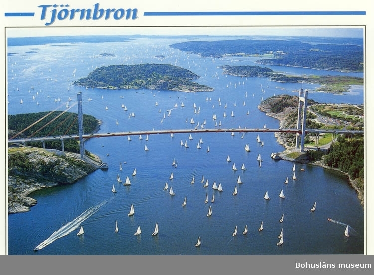 "Tjörnbron med "Tjörn-Rundan"-seglare".
