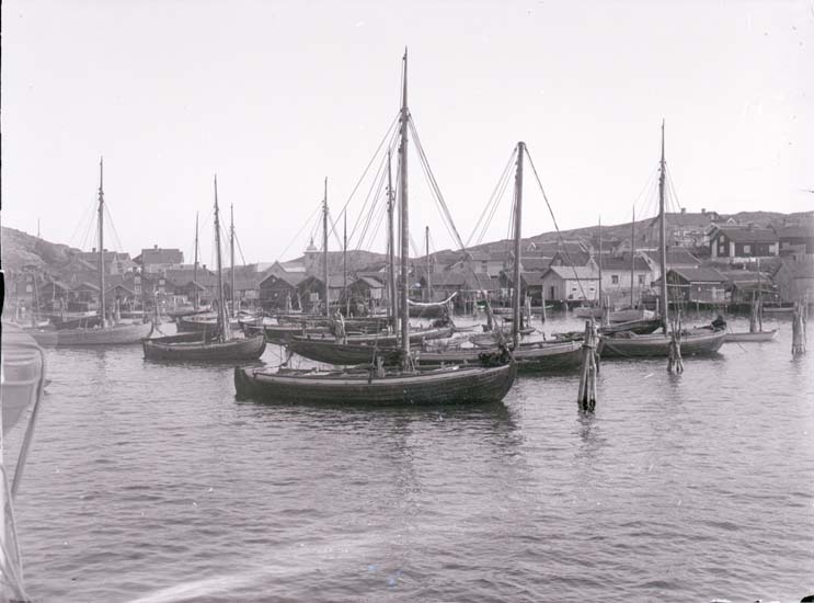 Grundsunds hamn före 1918.