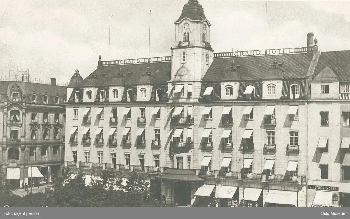 Grand Hotel, gate, mennesker, hotell Nobel