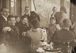 Verandaselskap i Sandvika.