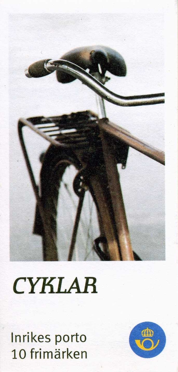 Frimärket föreställer en Skeppshult STC Steel cykel.