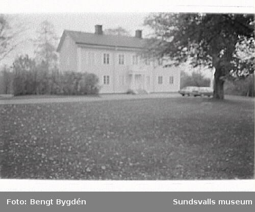 Prästgård och kyrkogård i Selånger. Kulturmiljöinventering.