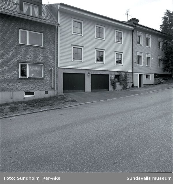 Inventering Stadsmon. Solgatan 7 B (nedre huset), Solgatan 7 A (övre huset).