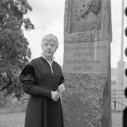 Aulestad. Fru Dagny Bjørnson Sautreau.