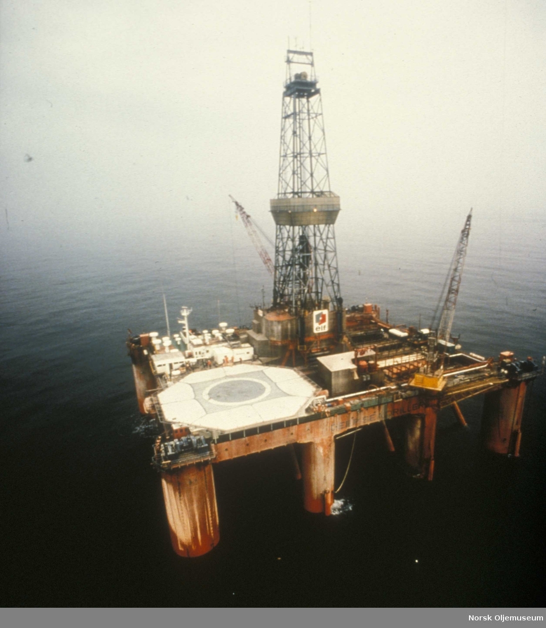 Boreriggen "Deep Sea Driller" på Friggfeltet 1975 - 1976