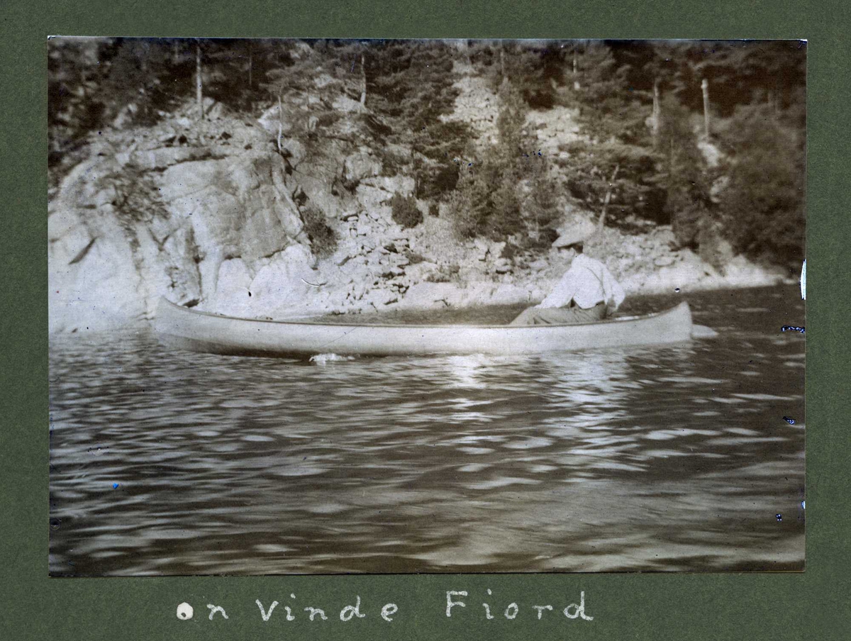 Mann kano fjord