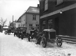 biler, traktorer, butikk, Iversen & Braaten A/S, gate,
