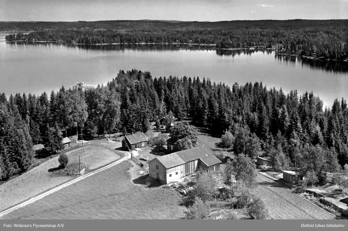 gårdsbruk, skråfoto,