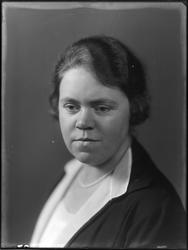 Portrett av ukjent kvinne.