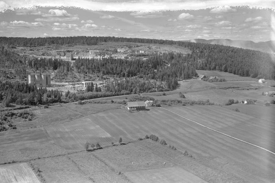 Ulike Widerø flyfoto fra Skien kommune 