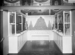 "Andelsslagteriet i Skien" salgsbod fotografert. Fylkesutsti