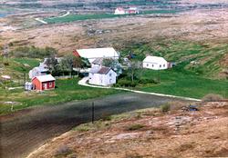 Flyfoto fra Fornes i Vikna kommune