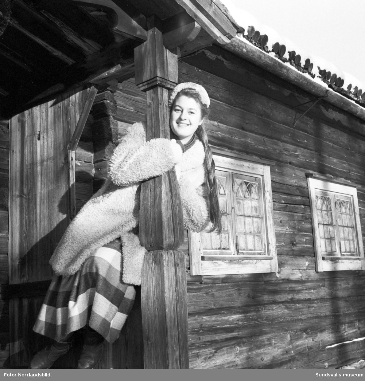 Reportagebilder av Ingeborg Nyberg, sångerska och skådespelerska från Sundsvall.