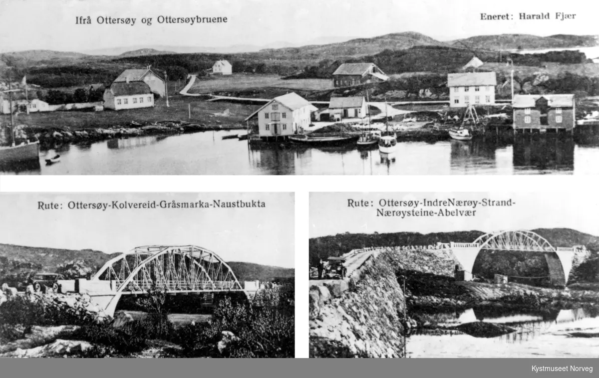 Nærøy kommune, Ottersøy og de nærmeste bruene