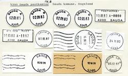 Stempelkatalog  4200 Sauda, Sauda kommune, Rogaland