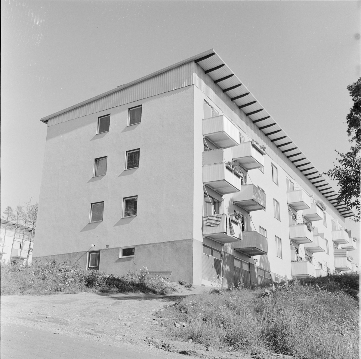 Bostadsområde, Kungsängens socken, Uppland 1960