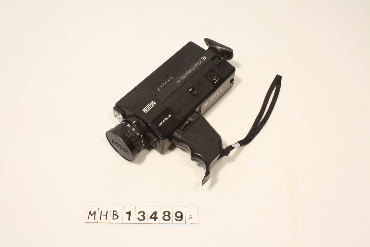 Super8 filmkameramed 9 til 30 mm objektivl, lysttyrke 1,9