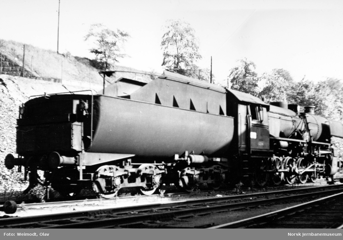 Damplokomotiv type 63a nr. 6204 i Lodalen