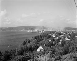 Oversikt over Eidanger Salpeterfabriker, sett fra Adriansåse