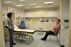 Sykepleiere i sykestuen på Valhall PH.