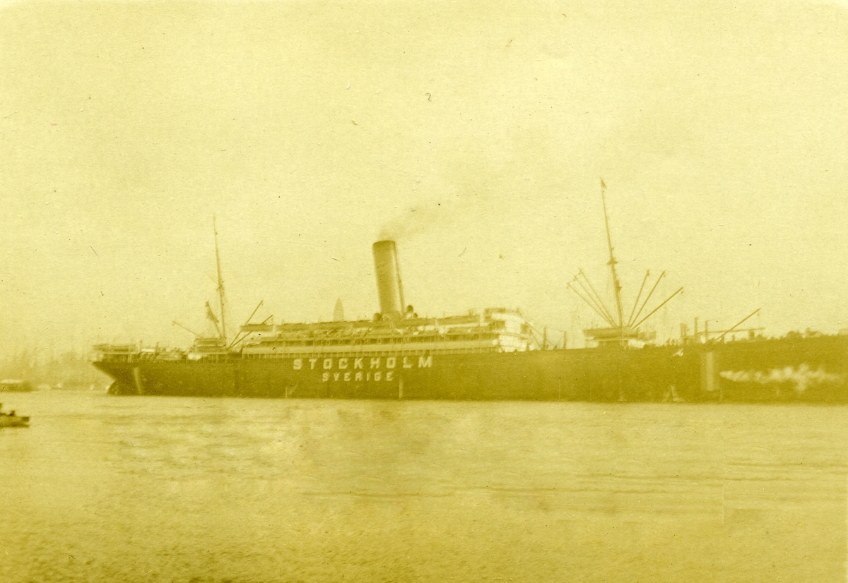 Fartyget Stockholm, Sverige 1917-18