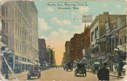Nicollet Ave., West from Third St., Minneapolis, Minn.