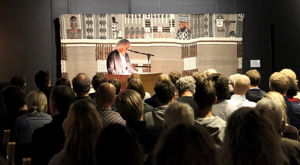 Foredrag med Dag Solstad. Foto: NKIM (Foto/Photo)