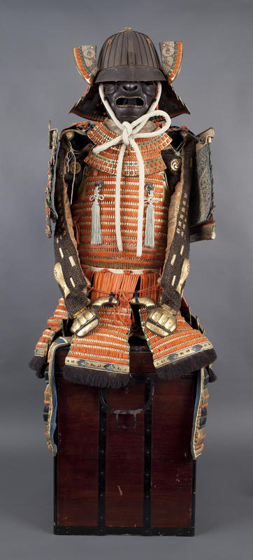 En japansk samurairustning fra 1800-tallet