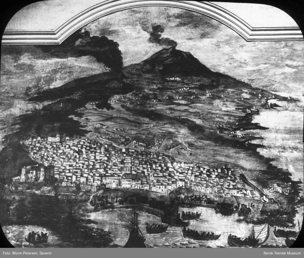 Dias: Italia: Ætnas udbrud. Catania 1669
