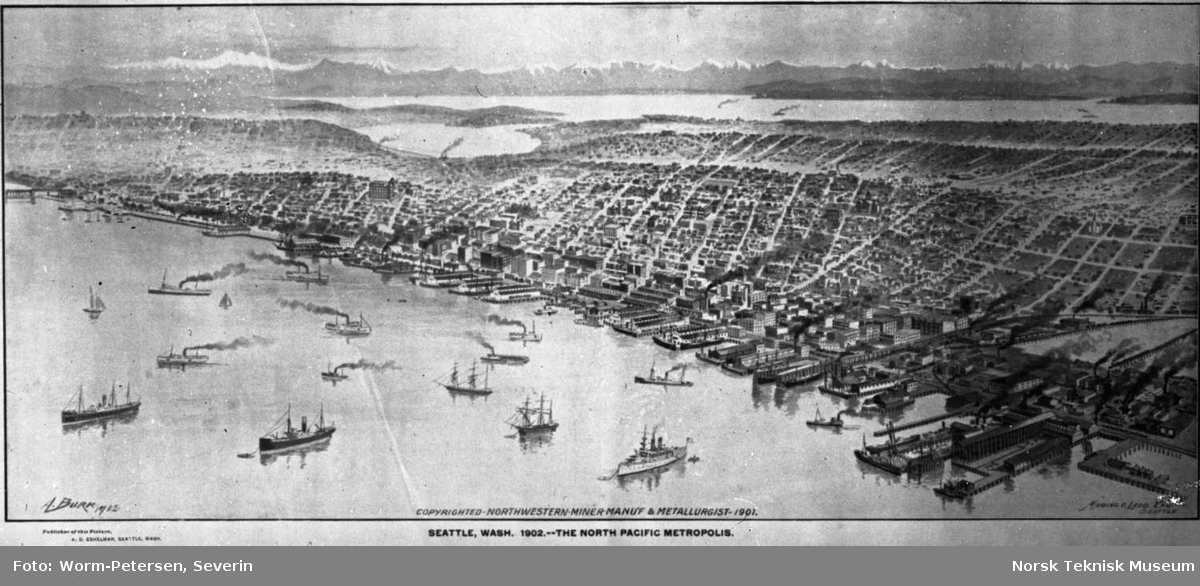 Seattle, panorama 1902