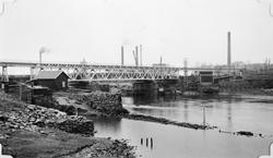 Bru over Sarpsfossen etter ombygging