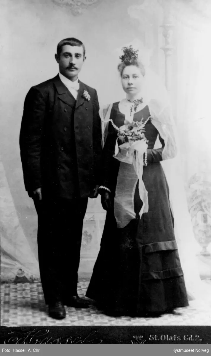 Alfred og Marie Horsengs brudebilde