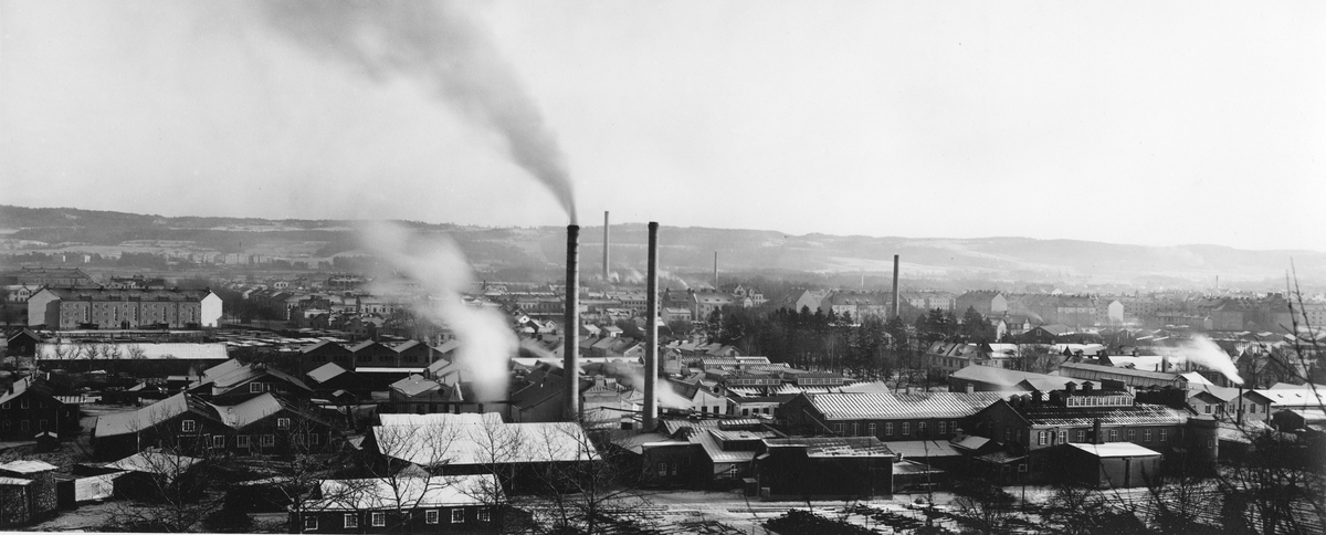 Jönköpings Västra Tändsticksfabrik omkring 1930.
