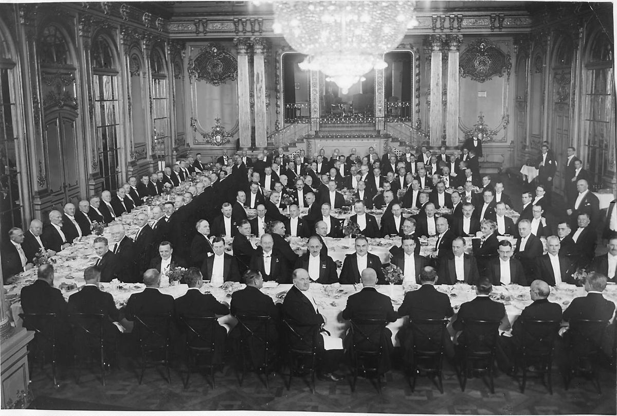 IVAs högtidssammankomst på Grand Hotell den 24 oktober 1930.