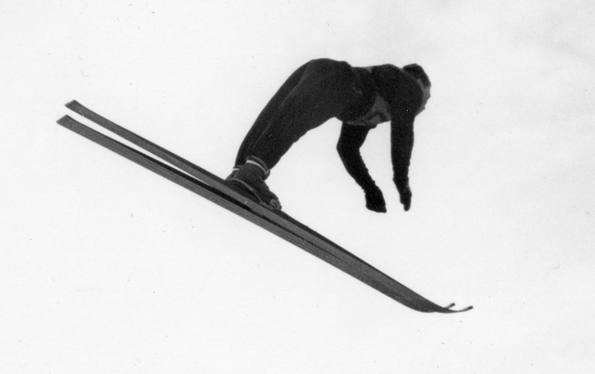 Nowegian athlete Birger Ruud in Garmisch-Partenkirchen 1936.