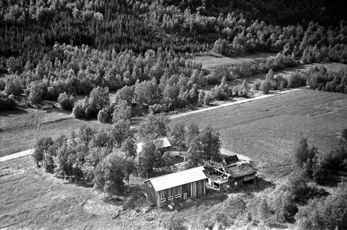 Flyfoto: Sørdalen, Olsaker i Bardu 1959