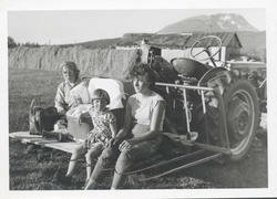 Høyonn i Takelvbukt i Målselv 1962